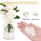 2000 pieces Pearl Beads for Craft, Ivory Faux Fake Pearls, 4 MM Small Sew on Pearl Beads with Holes for Jewelry Making, Bracelets, Necklaces, Hairs, Crafts, Decoration and Vase Filler